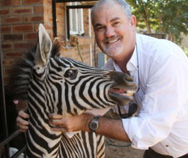 Dr Clay Wilson (RIP) Founder/Director Chobe Wildlife Rescue